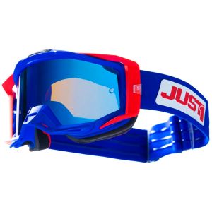  Очки Мотокросс JUST1 IRIS 2.0 синий/красный/белый арт 1560035-604-9439 фото в интернет-магазине КАСКАД