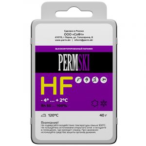  Мазь скольжения Permski HF -4/+2 40гр.  высокофторированная фото в интернет-магазине КАСКАД