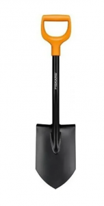  Лопата штыковая Fiskars Solid укороченная (1066715) фото в интернет-магазине КАСКАД