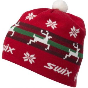  Шапка Swix Gunde holiday S/M (красный) 46452 фото в интернет-магазине КАСКАД
