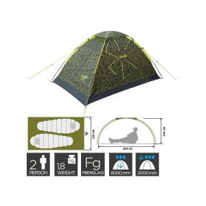  Палатка 2-х местная Norfin Ruffe 2 NC фото в интернет-магазине КАСКАД