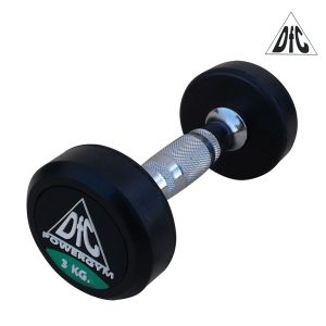  Гантели обрезиненные 2*3 кг. DFC Powergym DB002-3 фото в интернет-магазине КАСКАД