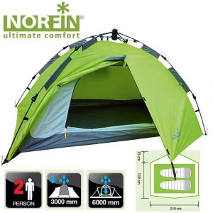  Палатка 2-х местная Norfin Zop 2 NF фото в интернет-магазине КАСКАД