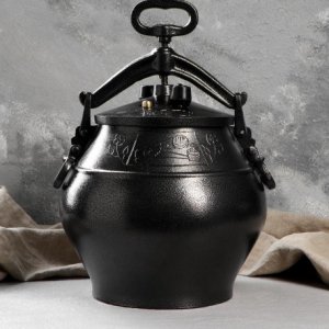  Казан афганский 15л черный, алюминий фото в интернет-магазине КАСКАД