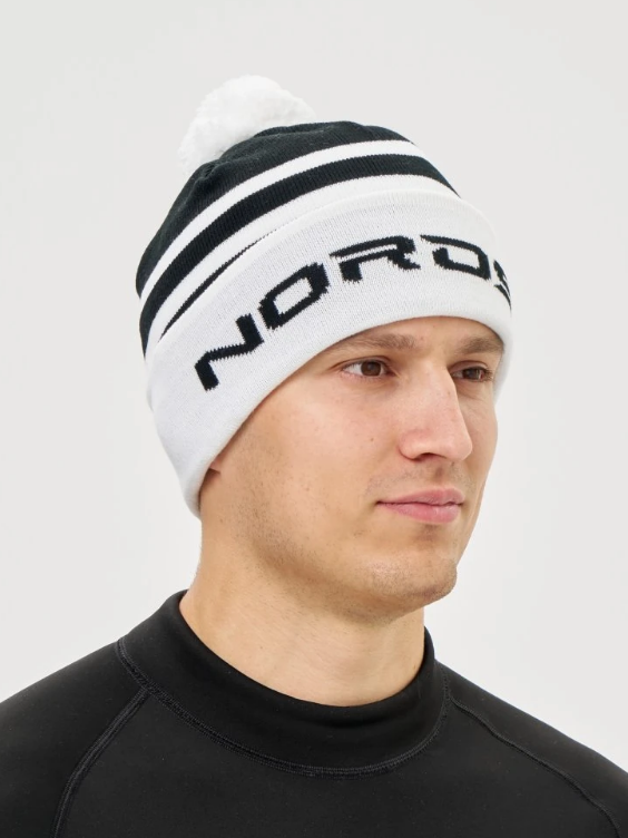 Шапка NordSki Winter black/white (C3)