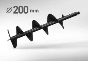  Шнек для земли Ø200/2 мм (Carver, Brait) фото в интернет-магазине КАСКАД