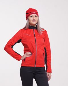  Разминочная куртка NordSki  Premium red/black w размер L (42) фото в интернет-магазине КАСКАД