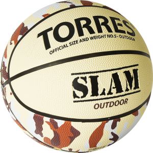  Мяч б/б Torres Slam р.5 резина B02065 фото в интернет-магазине КАСКАД