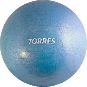  Гимнастический шар гладкий Torres AL 100165 с насосом 650мм  фото в интернет-магазине КАСКАД