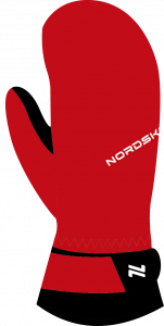  Варежки Nordski Jr. Arctic red membrane размер 4-M (D1) фото в интернет-магазине КАСКАД