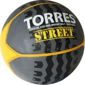  Мяч б/б Torres Street р.7 резина B02417 фото в интернет-магазине КАСКАД