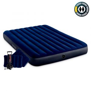  Матрас надувной Intex 64765 Classic Downy Airbed Fiber-Tech (152*203*25) фото в интернет-магазине КАСКАД