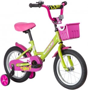  Велосипед 14" Novatrack Twist Girl фото в интернет-магазине КАСКАД