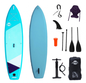  SUP доска надувная Gladiator Adventum 10.6 teal фото в интернет-магазине КАСКАД