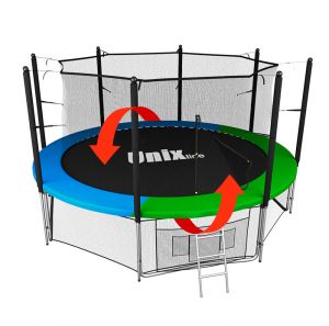  Батут с сеткой Unix line 10FT Classic внутренняя сетка фото в интернет-магазине КАСКАД