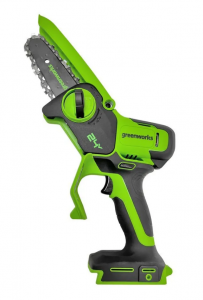  Пила цепная аккумуляторная Greenworks G24MCS10 арт 2008207 фото в интернет-магазине КАСКАД