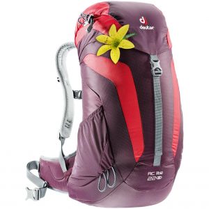  Рюкзак Deuter 2017 AC Lite 22 SL aubergine-fire фото в интернет-магазине КАСКАД