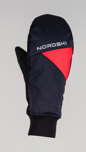  Варежки Nordski Jr. Arctic black/red WS размер 5-L (D1) фото в интернет-магазине КАСКАД