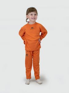  Комплект термобелья Nordski Kids orange рост 134 фото в интернет-магазине КАСКАД