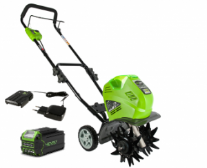  Культиватор аккумуляторный GreenWorks G40TLK4 (27087VB) фото в интернет-магазине КАСКАД