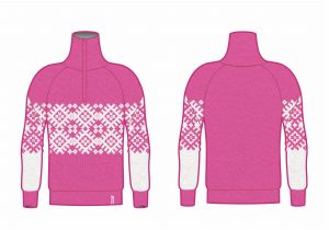 Свитер KV+ CORTINA sweater w pink/white (M) (22U161.12) (B1) фото в интернет-магазине КАСКАД