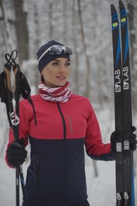  Разминочная куртка NordSki  Premium pink/bluberry размер S (38) фото в интернет-магазине КАСКАД