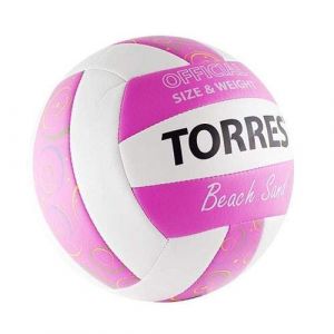  Мяч в/б Torres Beach Sand Pink p.5 V32085B фото в интернет-магазине КАСКАД
