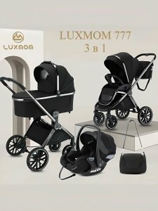  Коляска Luxmom 777 3 в1 фото в интернет-магазине КАСКАД