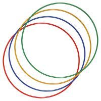  Обруч гимнастический д.900мм 1100 гр утяжеленный фото в интернет-магазине КАСКАД