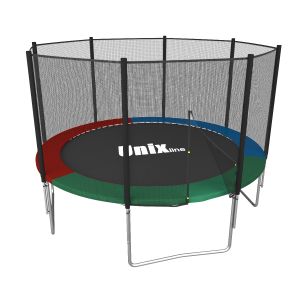  Батут с сеткой Unix line 6FT Simple наружная сетка фото в интернет-магазине КАСКАД