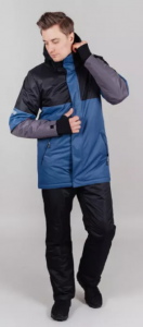  Утепленная куртка NordSki Casual black/denim размер XL (52) (D3) фото в интернет-магазине КАСКАД