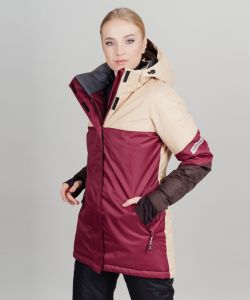  Утепленная куртка NordSki Casual beige/wine W размер M (40) (E1) фото в интернет-магазине КАСКАД
