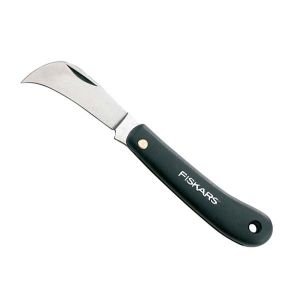  Нож Fiskars для прививок изогнутый арт. 125880 фото в интернет-магазине КАСКАД