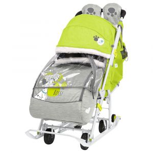  Санки - коляска Ника Disney baby DB2/3 Далматинец фото в интернет-магазине КАСКАД