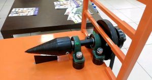  Конус + вал в сборе с опорами на дровокол СДК-1 фото в интернет-магазине КАСКАД