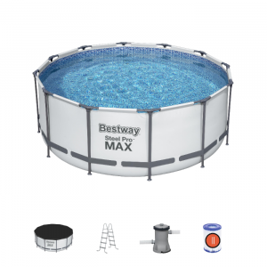  Каркасный бассейн BestWay Steel Pro Max 366х122см арт.56420 BW фото в интернет-магазине КАСКАД