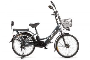  Велогибрид Eltreco e-ALFA (brown-0210) фото в интернет-магазине КАСКАД