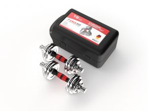  Гантели разборные в чемодане UnixFit 2*7,5 кг. фото в интернет-магазине КАСКАД