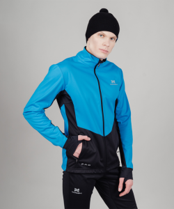  Разминочная куртка NordSki  Pro light blue/black размер L (50) фото в интернет-магазине КАСКАД