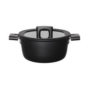  Кастрюля с крышкой Fiskars Hard Face 3,5 л. 1052227 фото в интернет-магазине КАСКАД