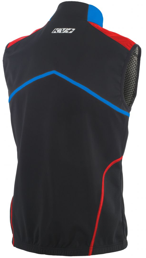 Жилет KV+ Davos р. XL black/blue/red