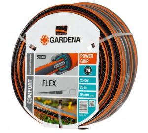  Шланг полив. Gardena Flex 9*9 3/4" 25 м ОРАНЖЕВЫЙ/ЧЕРНЫЙ фото в интернет-магазине КАСКАД
