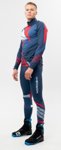  Гоночный костюм NordSki Heat blue/red размер XS (44) (А2) фото в интернет-магазине КАСКАД