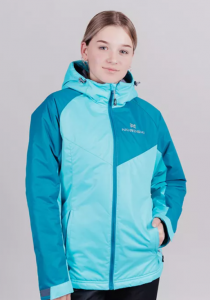  Утепленная куртка NordSki Jr Premium-Sport aquamarine/blue рост 164 (E3) фото в интернет-магазине КАСКАД