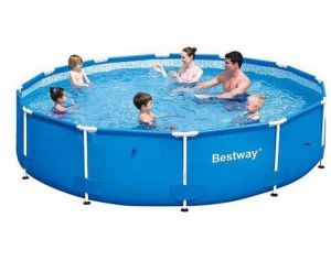  Каркасный бассейн BestWay 305х100см арт.15327	 фото в интернет-магазине КАСКАД