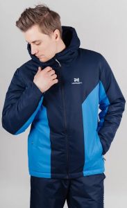  Утепленная куртка NordSki Base black  iris/blue размер XL (52) (D2) фото в интернет-магазине КАСКАД