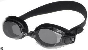 Очки для плавания  Arena Zoom Neoprene дымчатые линзы, черная оправа 9227955 фото в интернет-магазине КАСКАД