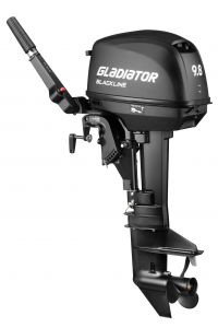  Лодочный мотор Gladiator G 9.8 FHS BLACKLINE фото в интернет-магазине КАСКАД