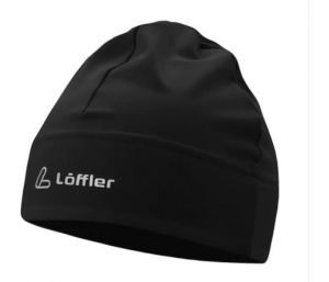  Шапка Loeffler Mono EL25057-990 black фото в интернет-магазине КАСКАД