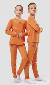  Комплект термобелья Nordski Jr. Soft orange рост 140 фото в интернет-магазине КАСКАД